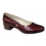 Pantofi dama casual din piele naturala LAC, Bordeaux - STD24LVIS